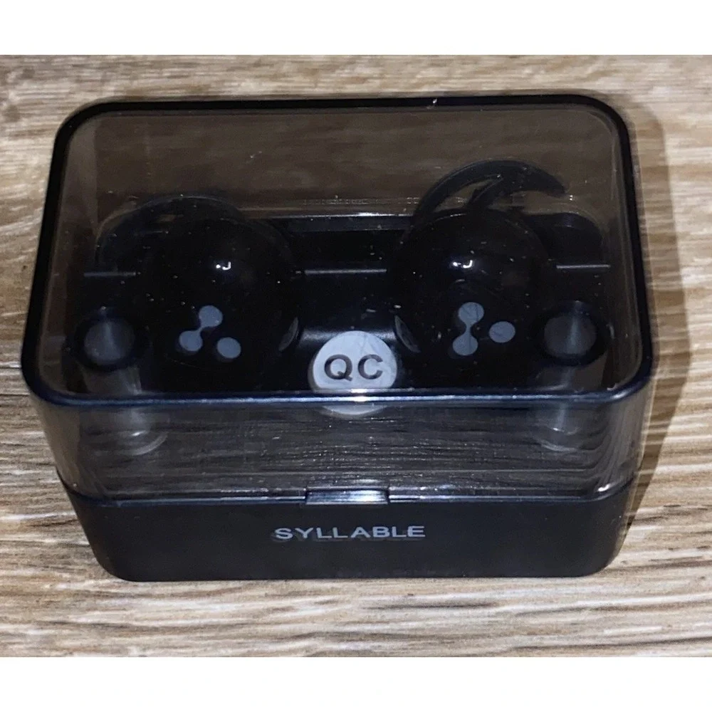 Syllable True Wireless Earbuds Bluetooth Earphones with Charging Case